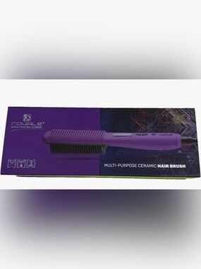 Royale Multi-Purpose Ceramic Hair Brush – Purple | New in Box